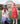 SMU Red Mustang Flutter Twirl Dress