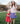 SMU Plaid Mustang Ruffle Twirl Skort