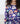 Midnight Rainbow 3/4 Sleeve Pocket Twirl Dress