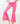 Watermelon Pink Ribbed Velvet Bells