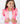 Neon Pink Checker Puffer Vest