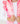 Neon Pink Checker Puffer Vest