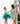 Believe in Your Elf 3/4 Sleeve Ruffle Twirl Dress