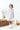 Pumpkin Picnic 3/4 Sleeve Ruffle Twirl Dress