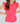 Neon Pink S/S Ruffle Tee