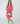 Neon Pink S/S Pocket Twirl Dress