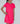 Neon Pink T-Shirt Dress