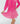 Pink Velvet Sequin Twirl Skort