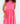 Neon Pink Tank Pocket Twirl Dress