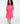 Neon Pink Tank Pocket Twirl Dress