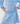 Light Blue Velvet Sequin Twirl Skort
