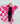 Bright Pink Checker Cozy Socks