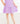 Bright Lilac Scrunchy Twirl Skort