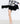 Black Twirl Skort