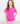 Hot Pink Ruffle Pocket Tee