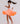 Neon Coral Twirl Skort