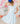 Texas Bluebonnets Flutter Sleeve Twirl Dress