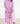Bright Lilac 3/4 Sleeve Pocket Twirl Dress