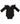 Black L/S Flutter Bodysuit