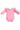 Bubblegum Pink L/S Flutter Bodysuit