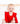 Red L/S Flutter Bodysuit