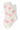 Coconut/Light Pink Heart Cozy Socks