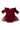 Cranberry Velvet Tutu Bodysuit