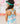 Floral Garden Ruffle Cross Back Dress