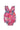 Hawaiian Floral Ruffle Cross Back Romper