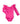 Hot Pink L/S Flutter Sleeve Leotard