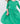 Kelly Green 3/4 Sleeve Pocket Twirl Dress