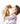 Puppy Party 3/4 Sleeve Pocket Twirl Dress