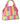 Neon Rainbow Glitter Girl's Crossbody Purse
