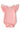 Peach S/S Flutter Bodysuit