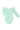 Pastel Green L/S Flutter Sleeve Leotard