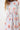 Peach Rainbow 3/4 Sleeve Pocket Twirl Dress
