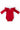 Red L/S Flutter Bodysuit