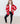 Red/Coconut Heart Cozy Cardigan