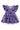 TCU Plaid Frog Flutter Twirl Bodysuit