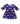 TCU Purple Frog 3/4 Sleeve Twirl Bodysuit
