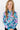 Twirling in Teal Satin Jacket