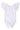 White S/S Flutter Sleeve Leotard