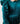 Teal Velvet Ruffle Twirl Dress