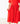 Red S/S Pocket Twirl Dress