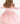 Vintage Pink 3/4 Sleeve Pocket Twirl Dress