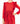 Red L/S Ruffle Twirl Dress