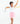 White S/S Flutter Sleeve Leotard