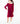 Burgundy L/S Ruffle Twirl Dress