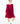 Burgundy L/S Ruffle Twirl Dress