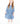 Dusty Blue 3/4 Sleeve Pocket Twirl Dress